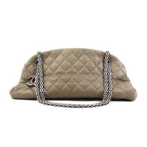 CHANEL Brown Leather Bag